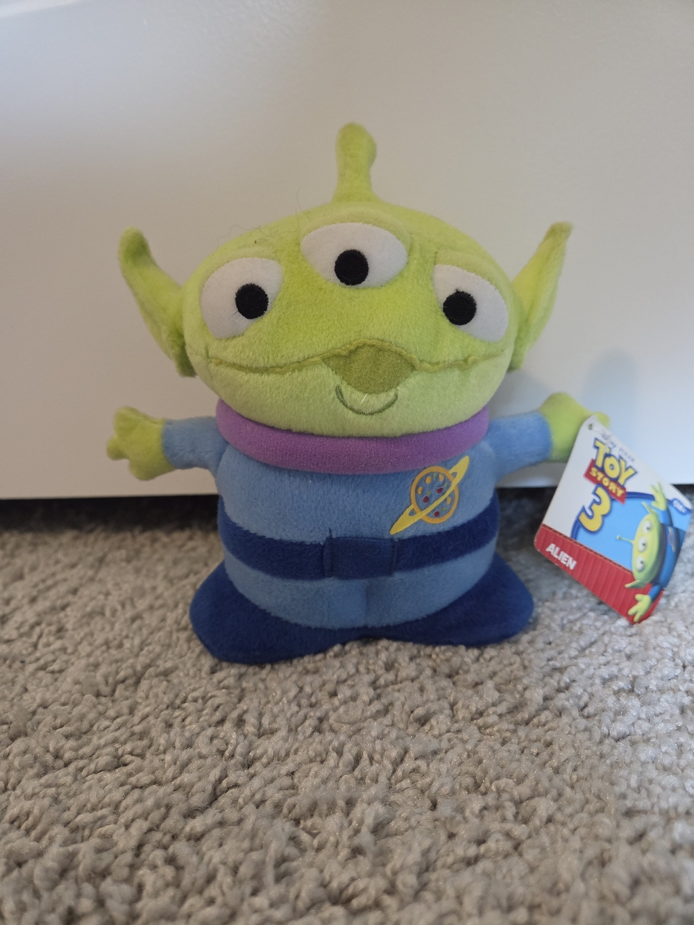 Disney Toy Story Three-Eyed Alien Plush - Green/Blue/Purple